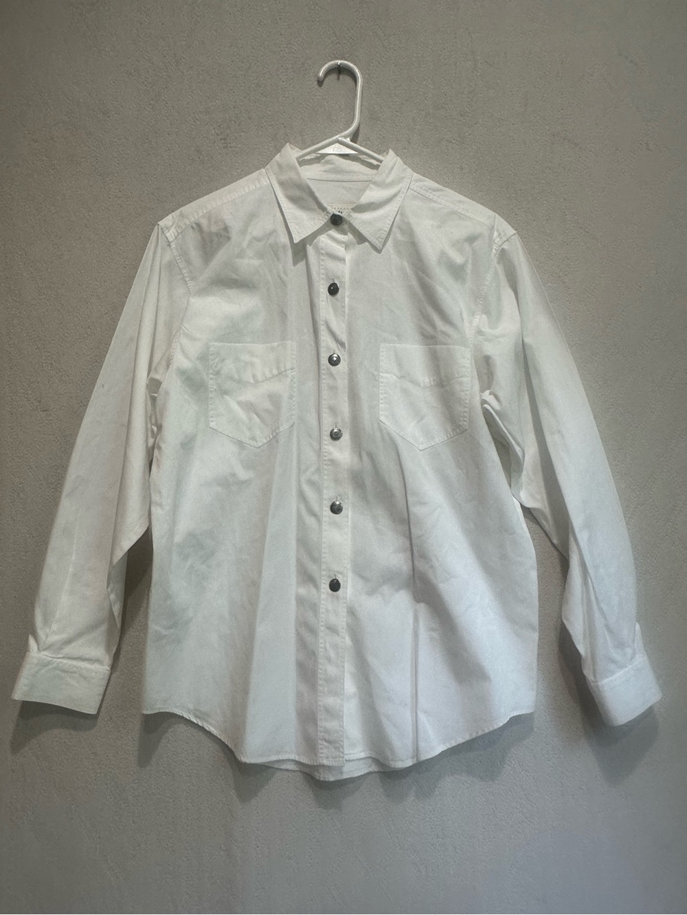 Vintage Susan Bristol White Relaxed Fit Button Up Blouse Top Sz M Southwestern